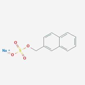 molecular formula C11H9NaO4S B010503 Sodium 2-naphthalenemethanol sulfate CAS No. 101931-23-1