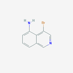 molecular formula C9H7BrN2 B105031 4-Bromoisoquinolin-5-amine CAS No. 16552-65-1