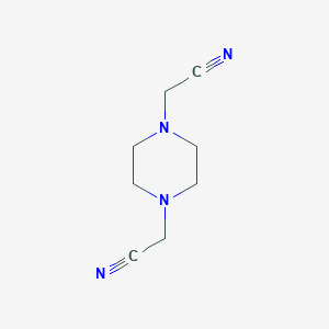 molecular formula C8H12N4 B105035 1,4-Piperazinediacetonitrile CAS No. 5623-99-4