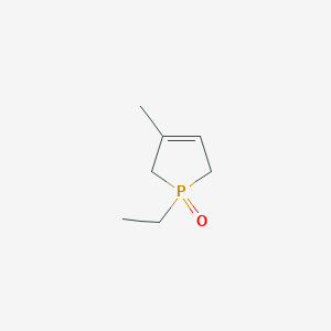 molecular formula C7H13OP B105051 1-Ethyl-3-methyl-2,5-dihydro-1H-1lambda~5~-phosphol-1-one CAS No. 7529-24-0