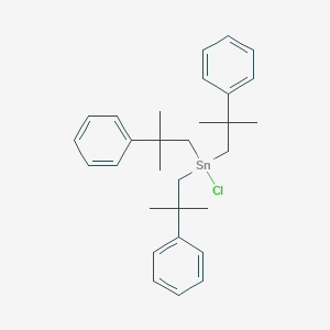molecular formula C30H39ClSn B105053 Stannane, chlorotris(2-methyl-2-phenylpropyl)- CAS No. 1178-79-6
