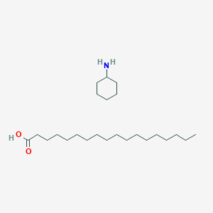 molecular formula C24H49NO2 B105065 Cyclohexylammonium stearate CAS No. 15860-21-6