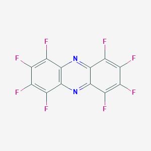 molecular formula C12F8N2 B105066 Phenazine, octafluoro- CAS No. 18232-24-1