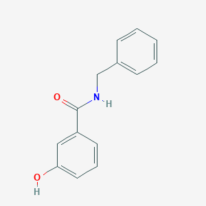 molecular formula C14H13NO2 B105079 N-苄基-3-羟基-苯甲酰胺 CAS No. 15789-02-3