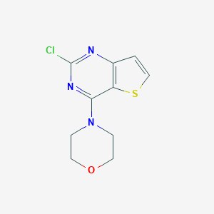 molecular formula C10H10ClN3OS B105080 4-(2-Chlorothieno[3,2-D]pyrimidin-4-YL)morpholine CAS No. 16234-15-4