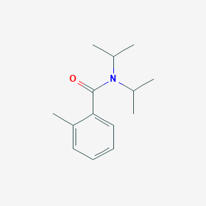 molecular formula C14H21NO B105082 2-methyl-N,N-di(propan-2-yl)benzamide CAS No. 6641-72-1