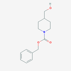molecular formula C14H19NO3 B105094 苯甲酸4-(羟甲基)哌啶-1-甲酯 CAS No. 122860-33-7