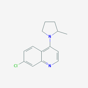 molecular formula C14H15ClN2 B105096 4-(2-Methyl-1-pyrrolidyl)-7-chloroquinoline CAS No. 6281-58-9