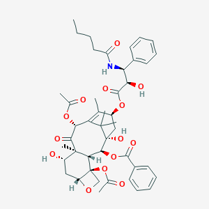 molecular formula C45H55NO14 B105098 N-Debenzoylpaclitaxel 1-Oxopentyl Amino Ester CAS No. 173101-55-8