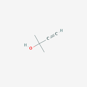 molecular formula C5H8O<br>(CH3)2C(OH)CCH<br>C5H8O B105114 2-Methyl-3-butyn-2-OL CAS No. 115-19-5