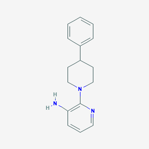 molecular formula C16H19N3 B105118 2-(4-苯基哌啶-1-基)吡啶-3-胺 CAS No. 16019-85-5