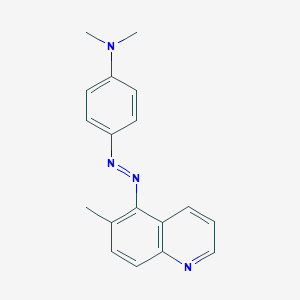 B105132 5-((p-(Dimethylamino)phenyl)azo)-6-methylquinoline CAS No. 17400-70-3