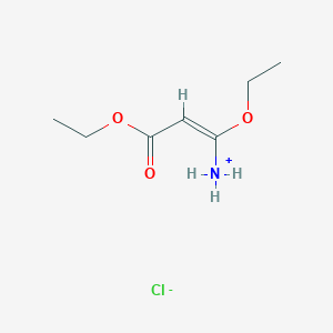 molecular formula C7H14ClNO3 B105135 Ethyl 3-amino-3-ethoxyacrylate hydrochloride CAS No. 34570-16-6