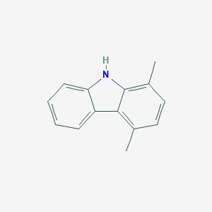 molecular formula C14H13N B105136 1,4-二甲基-9H-咔唑 CAS No. 18028-55-2