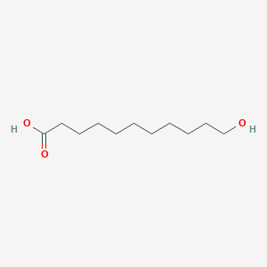 molecular formula C11H22O3 B105138 11-Hydroxyundecanoic acid CAS No. 3669-80-5
