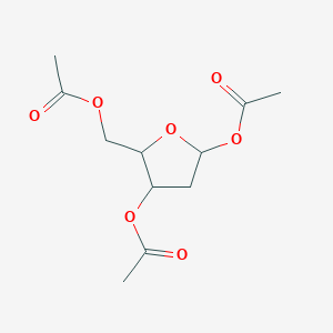 molecular formula C11H16O7 B105141 1,3,5-Tri-O-acetyl-2-deoxy-D-erythro-pentofuranose CAS No. 4594-52-9