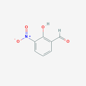 molecular formula C7H5NO4 B105151 2-Hydroxy-3-nitrobenzaldehyde CAS No. 5274-70-4