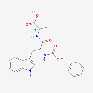 molecular formula C22H23N3O5 B105170 Z-Trp-Ala-OH CAS No. 17388-71-5
