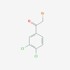 molecular formula C8H5BrCl2O B105186 2-Bromo-1-(3,4-dichlorophenyl)ethanone CAS No. 2632-10-2