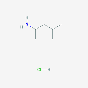 molecular formula C6H16ClN B105187 4-Methylpentan-2-amine hydrochloride CAS No. 71776-70-0