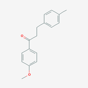 molecular formula C17H18O2 B010519 4'-Methoxy-3-(4-methylphenyl)propiophenone CAS No. 106511-65-3