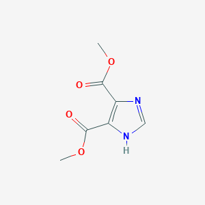 molecular formula C7H8N2O4 B105194 Dimethyl 1H-imidazole-4,5-dicarboxylate CAS No. 3304-70-9