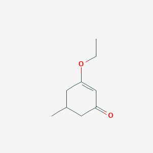 molecular formula C9H14O2 B105200 2-Cyclohexen-1-one, 3-ethoxy-5-methyl- CAS No. 35023-83-7