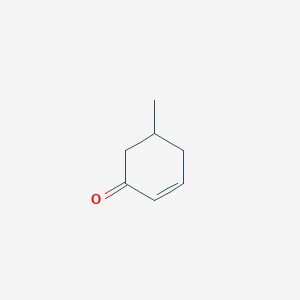 molecular formula C7H10O B105201 2-Cyclohexen-1-one, 5-methyl- CAS No. 7214-50-8