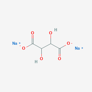 molecular formula C4H4O6Na2·2H2O<br>C4H4Na2O6 B105223 Sodium tartrate CAS No. 868-18-8