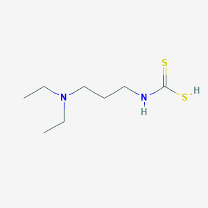 molecular formula C8H18N2S2 B105245 N-[3-(Diethylamino)propyl]carbamodithioic acid CAS No. 19022-72-1