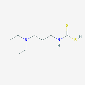 Carbamic acid, N-(3-(diethylamino)propyl)dithio-