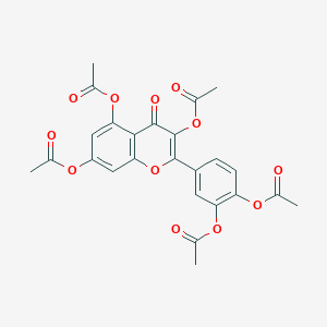 molecular formula C25H20O12 B105259 Quercetin pentaacetate CAS No. 1064-06-8