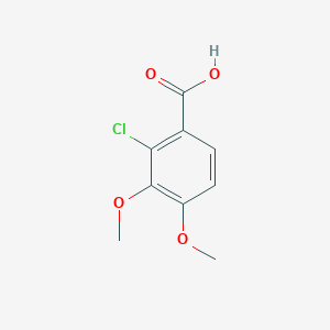 molecular formula C9H9ClO4 B105269 2-氯-3,4-二甲氧基苯甲酸 CAS No. 52009-53-7