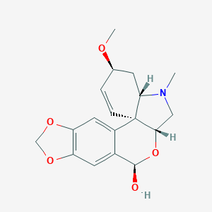 molecular formula C18H21NO5 B105272 Pretazettine CAS No. 17322-84-8