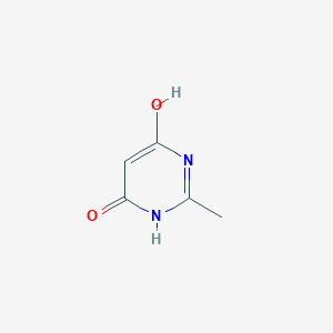 molecular formula C5H6N2O2 B105277 4,6-Dihydroxy-2-methylpyrimidine CAS No. 40497-30-1