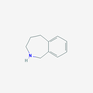 molecular formula C10H13N B105283 2,3,4,5-Tetrahydro-1H-benzo[c]azepine CAS No. 7216-22-0
