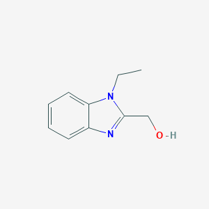 molecular formula C10H12N2O B105291 (1-乙基-1H-苯并咪唑-2-基)甲醇 CAS No. 21269-78-3