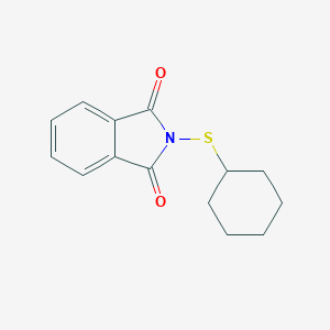 molecular formula C14H15NO2S B105297 N-(Cyclohexylthio)phthalimide CAS No. 17796-82-6