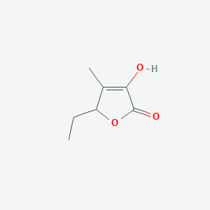 molecular formula C7H10O3 B105307 5-乙基-3-羟基-4-甲基呋喃-2(5H)-酮 CAS No. 698-10-2