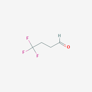 molecular formula C4H5F3O B105314 4,4,4-Trifluorobutanal CAS No. 406-87-1