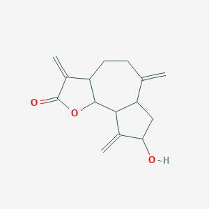 molecular formula C15H18O3 B105321 Zaluzanin C CAS No. 16838-87-2