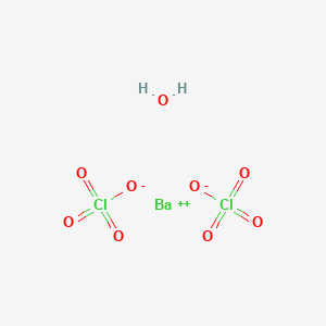 molecular formula BaCl2H2O9 B105337 Barium perchlorate hydrate CAS No. 15318-52-2