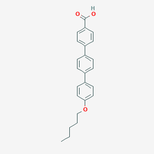 molecular formula C24H24O3 B105342 4''-(Pentyloxy)-[1,1':4',1''-terphenyl]-4-carboxylic acid CAS No. 158938-08-0