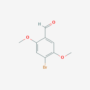 molecular formula C9H9BrO3 B105343 4-溴-2,5-二甲氧基苯甲醛 CAS No. 31558-41-5