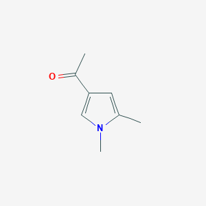 molecular formula C8H11NO B105344 1-(1,5-dimethyl-1H-pyrrol-3-yl)ethanone CAS No. 154581-89-2
