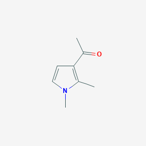 molecular formula C8H11NO B105347 1-(1,2-Dimethyl-1H-pyrrol-3-yl)ethanone CAS No. 16806-91-0