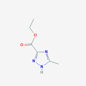 molecular formula C6H9N3O2 B105349 Ethyl 5-methyl-1H-1,2,4-triazole-3-carboxylate CAS No. 40253-47-2
