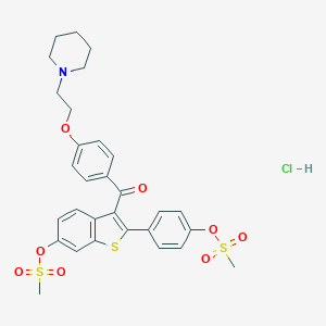 molecular formula C30H32ClNO8S3 B105359 Raloxifene Impurity 1 CAS No. 84449-85-4