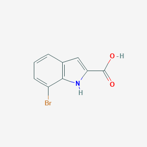 molecular formula C9H6BrNO2 B105360 7-溴-1H-吲哚-2-羧酸 CAS No. 16732-71-1