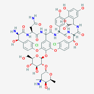 molecular formula C59H62Cl2N8O23 B105377 Desleucyl vancomycin CAS No. 115236-65-2